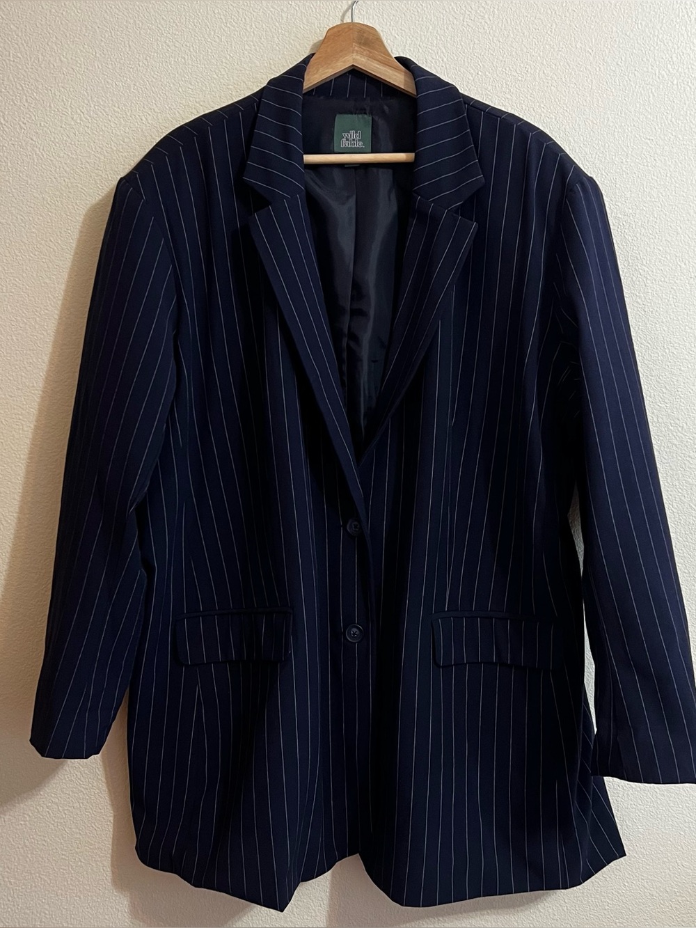 Wild Fable Pinstriped Blazer Jacket XXL